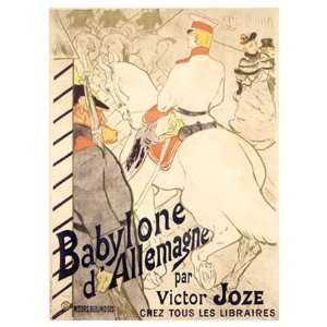 Babylone dAllemagne Giclee Poster Print by Henri de Toulouse Lautrec 