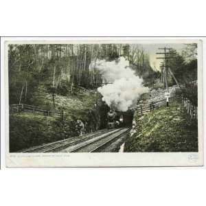  Reprint State Line Tunnel, Berkshire Hills, Mass 1907 1908 