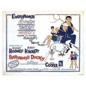  Everythings Ducky Original Movie Poster, 28 x 22 (1961 