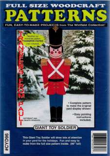 Giant Toy Soldier Christmas Woodworking Yard Art Plan  