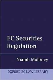   Regulation, (0198268912), Niamh Moloney, Textbooks   