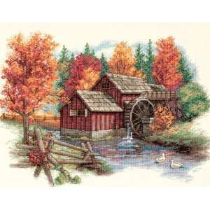  Glory Of Autumn Counted Cross Stitch Kit 14x11 