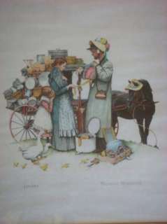 Norman Rockwell Artists Proof Country Peddler w COA APR  