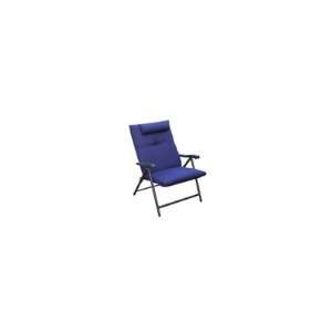 Blue Folding Camping Chair Foldable Patio Chair Outdoor Beach Chair 