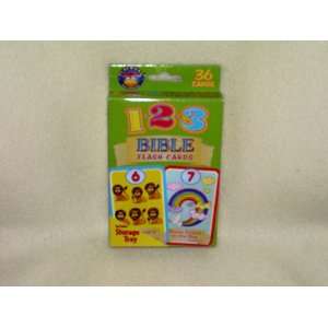  123 Bible Flash Cards Toys & Games