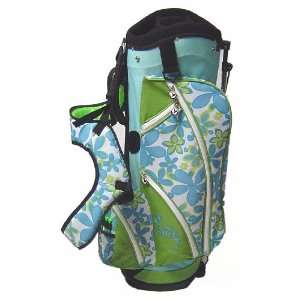  Birdie Babe Womens Ladies Golf Bag Stand Cart Turquoise 