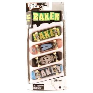  Tech Deck 4 Pack Baker Skateboards Toys & Games