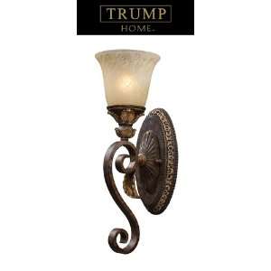  1 LIGHT WALL SCONCE IN BURNT BRONZE W6 H18 E7