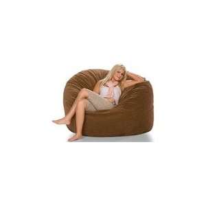  Jaxx Sac Bean Bag Chair 5Ft in Suede Chocolate