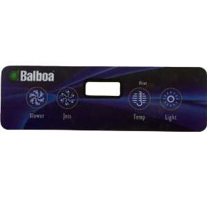 Balboa Spa Side Label Overlay (Pump,Blower,Light) 10669