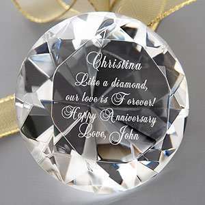  Personalized Diamond Paperweight Gifts for Her