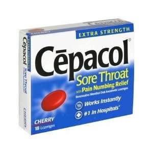  Cepacol Sore Throat from Post Nasal Drip, Cherry, 18 ea 