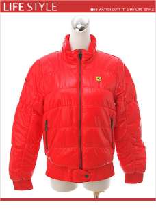 BN PUMA Womens Ferrari Padded Jacket Red Asia Size 55905902  