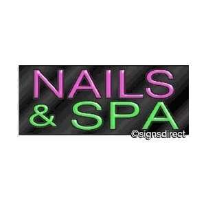  Nails & Spa Neon Sign  368 Beauty