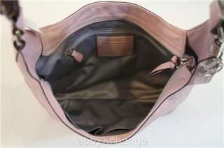   SIGNATURE Leather Pieced Duffle Bag 17116 Purse NWT Tuberose Pink NWT