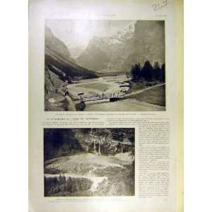  1908 Tunnel Loetschberg Kander Valley French Print
