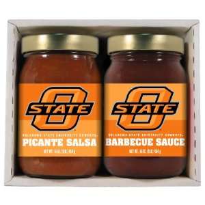   Pack OKLAHOMA STATE Cowboys Double Play BBQ Salsa 