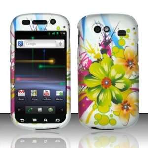 TROPICAL FLOWERS Hard Rubber Feel Plastic Design Case for Samsung 