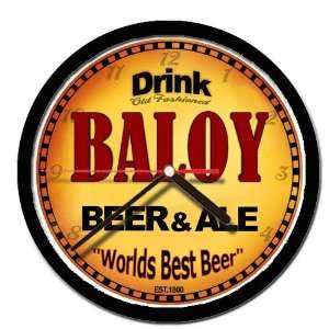  BALOY beer and ale wall clock 