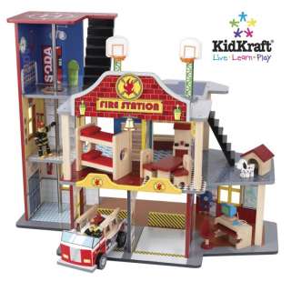 KidKraft Deluxe Fire Station Play Set  