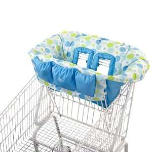  Bright Starts Comfory & Harmony Cozy Cart Cover, Blue/Green Baby