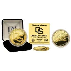   Highland Mint Oregon State Beavers 24KT Gold Coin