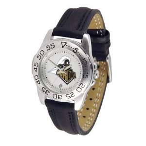  Purdue Boilermakers Suntime Ladies Sports Watch w/ Leather Band 