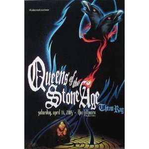   Queens of the Stone Age QOTSA Fillmore Concert Poster