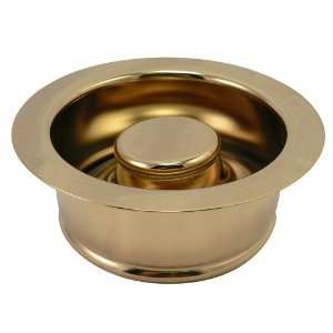 Keeney K5417DSPB Garbage Disposal Flange and Stopper, Polished Brass