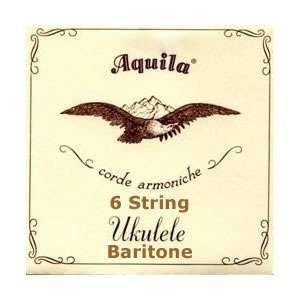  AQUILA Ukulele Strings Baritone 6 String Set, B6 24U 