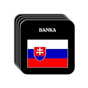  Slovakia   BANKA Set of 4 Mini Mousepad Coasters 