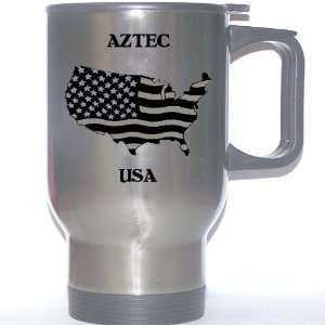  US Flag   Aztec, New Mexico (NM) Stainless Steel Mug 