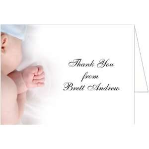    Baby Boy Baptism Christening Thank You Cards   Set of 20 Baby