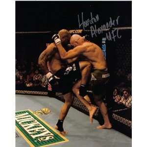   THE ASSASSIN ALEXANDER AUTO PHOTO UFC W/PROOF