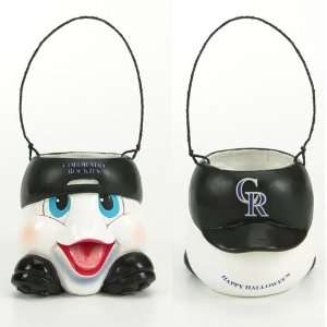  BSS   Colorado Rockies MLB Halloween Ghost Candy Bucket (6 