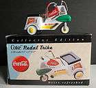 1996 coke cola 1 18 scale pedal trike collector edition