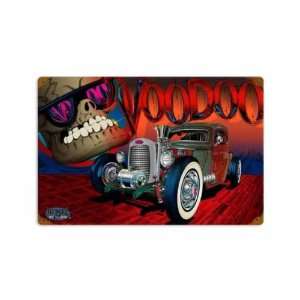  Rat Rod Voodoo Vintage Metal Sign Auto Car Shop Garage Hot 
