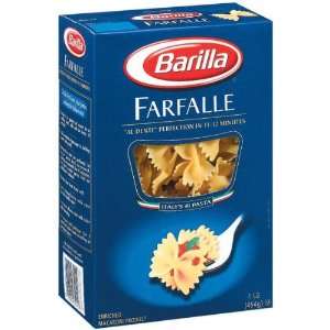Barilla Farfalle Bow Tie Pasta 16 oz (Pack of 16)  Grocery 