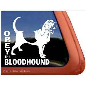  Obey the Bloodhound Dog Vinyl Window Decal Sticker 