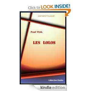 LES LOLOS (French Edition) Paul VIAL  Kindle Store