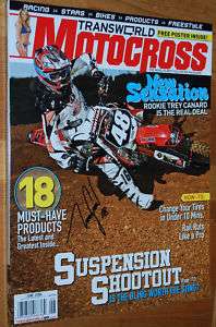 TREY CANARD Signed TW Motocross Magazine 6/08 *NML  