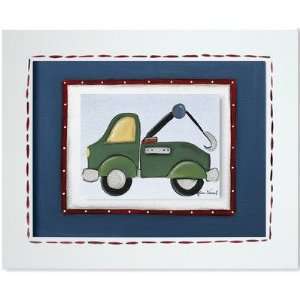  Transportation Tow Truck Framed Giclee Wall Art Color 