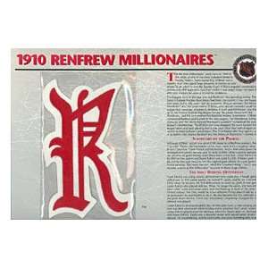   Millionaires Official Patch on Team History Card Sports Collectibles
