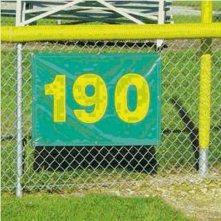 Baseball And Softball Windscreen/fence Cap   Outfield Distance Marker 