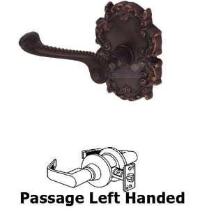  Passage rope left handed lever with victorian rosette in 