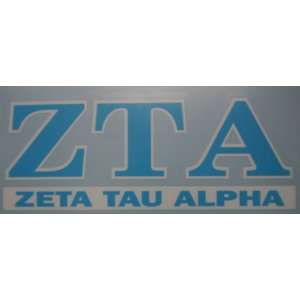  Zeta Tau Alpha   Window Decal 