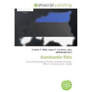  Konstantin Päts (9786132734907) Books