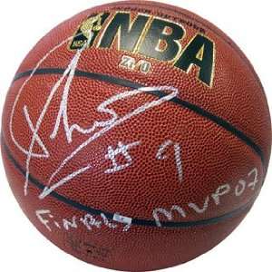  Signed Tony Parker Basketball   with Finals MVP 07 