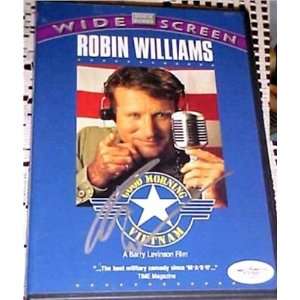  Robin Williams Signed Good Morning Vietnam DVD JSA CERT 