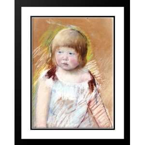  Cassatt, Mary, 28x36 Framed and Double Matted Child with 